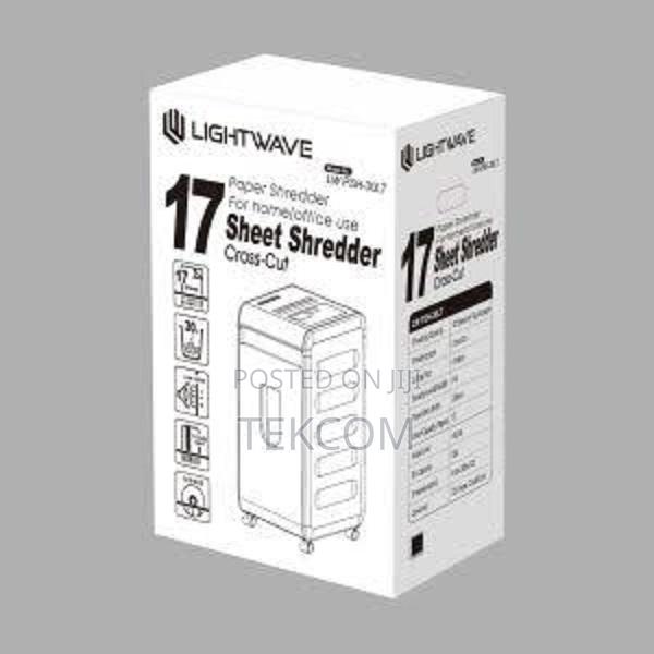 Lw Paper Shredder, 17 Sheets, 30 LTR - main view