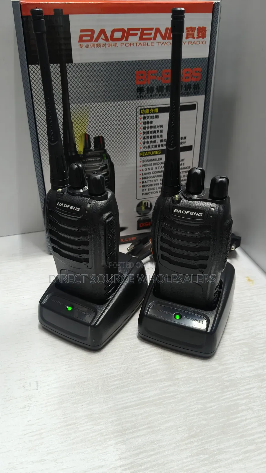 Bf-888s Portable Two-Way Radio Walkie Talkie