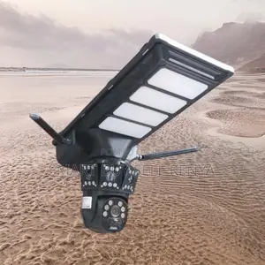 4g PTZ Instant Alerts Solar Camera With Led Solar Street Light