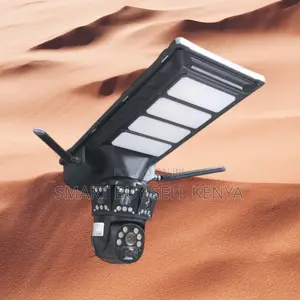 4g PTZ Alarm Warning Light Solar Camera With Led Solar Street Light