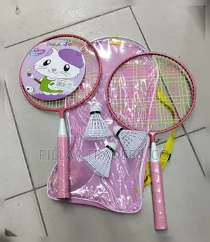 Kids Badminton Racket Set With Carry Bag – 2 Rackets 3 Shuttlecocks