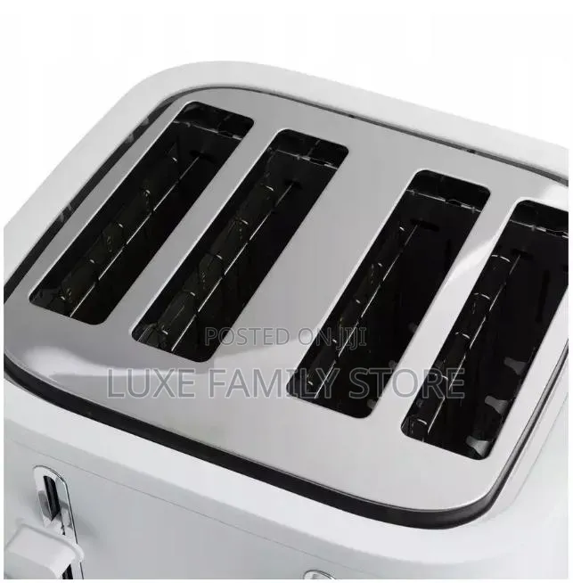 Cookworks Scandi Style 4 Slice Toaster | 2300w White Toaster
