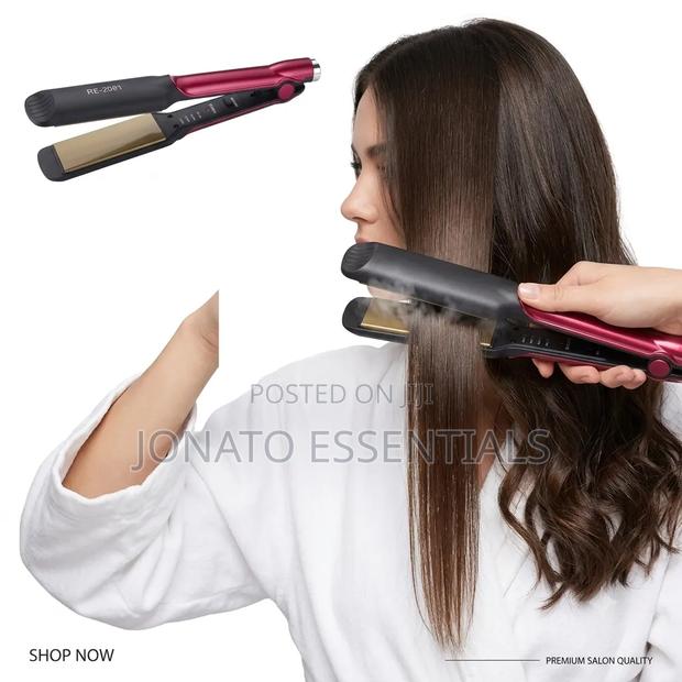 Professional Hair Straightener Re-2081 Flat Iron Salon Quality