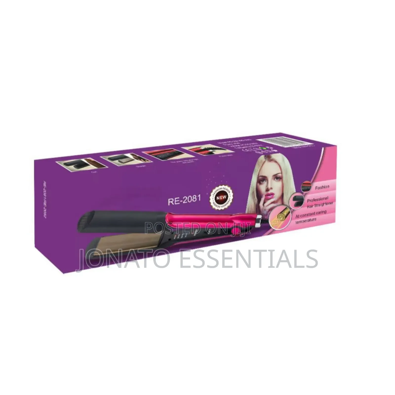 Professional Hair Straightener Re-2081 Flat Iron Salon Quality