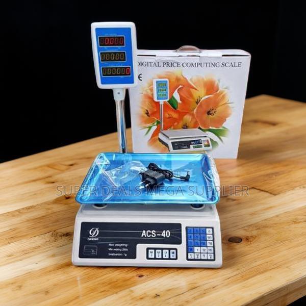 Price Computing Acs 40 Upto 40kgs Computerized Electronic Weight Scale
