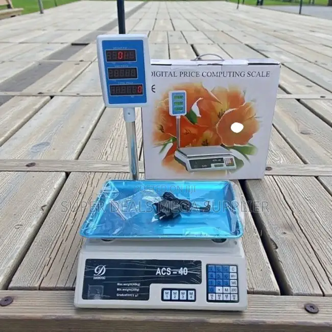 Accurate Weighing Acs 40 40kgs Computerized Electronic Weight Scale