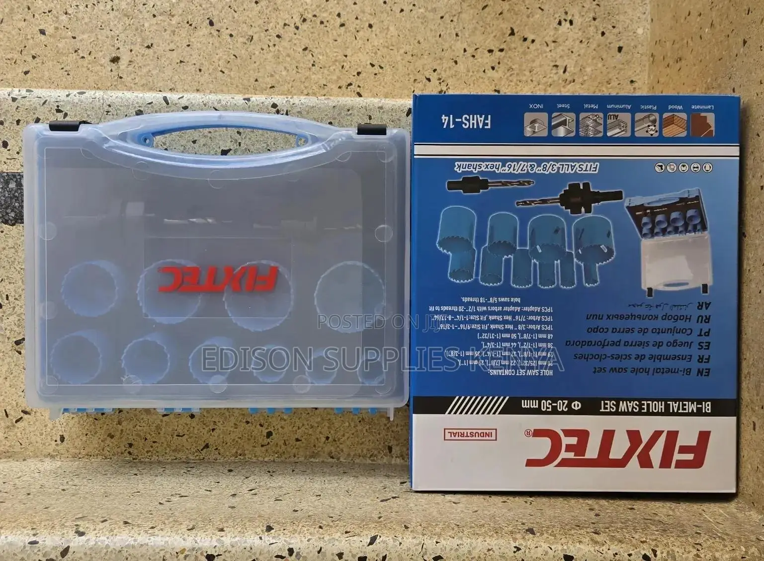Fixtec Bi-metal Hole Saw Set,