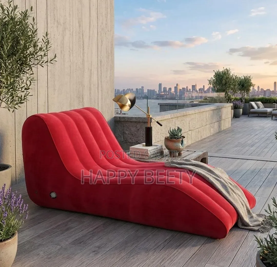 C-Shaped Inflatable Sofa