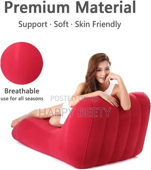 C-Shaped Inflatable Sofa