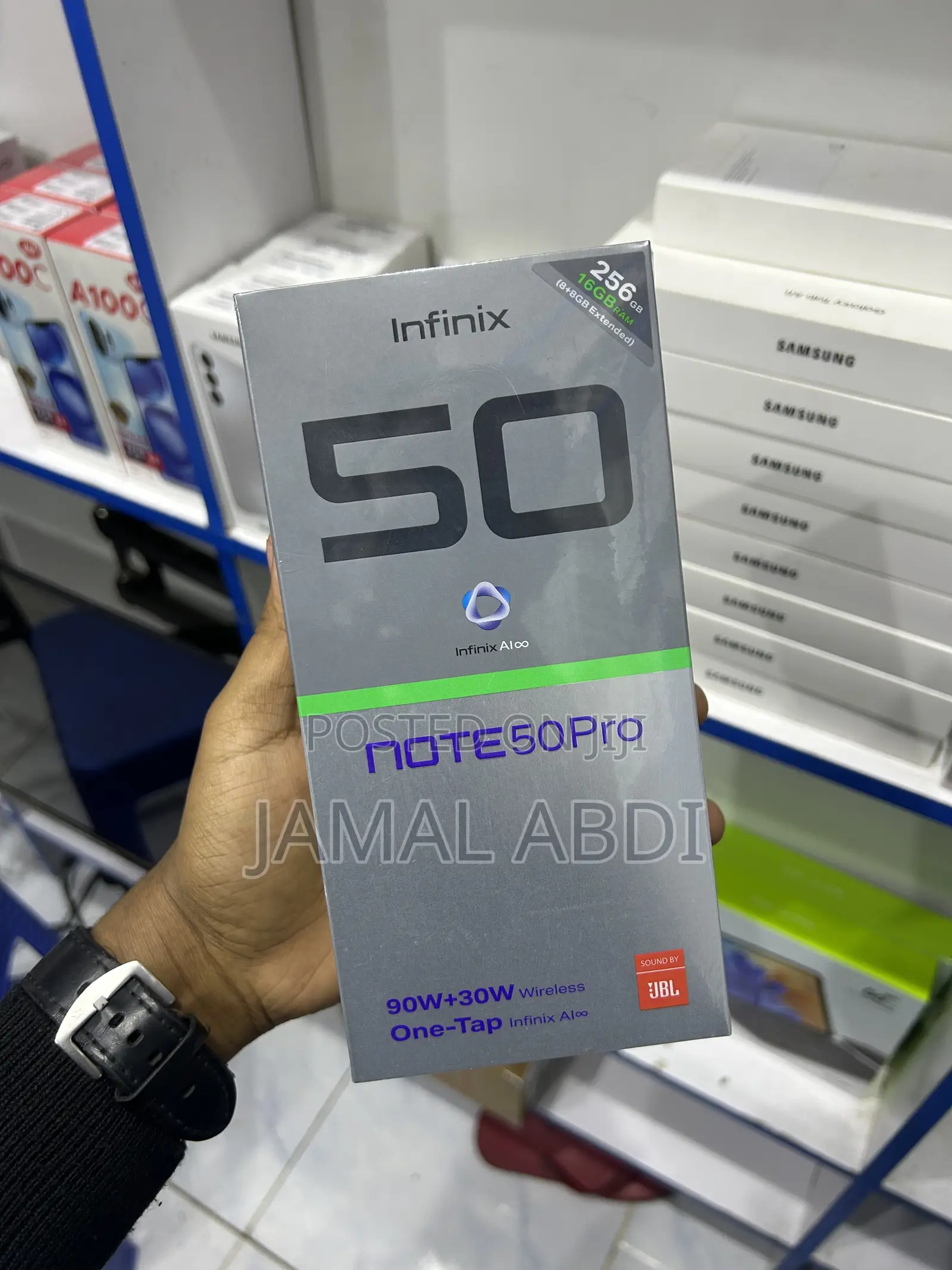 New Infinix Note 50 Pro 256 GB Black