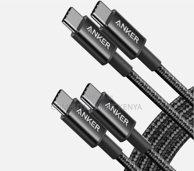 Anker 322 Usb-C to Usb-C Cable (6ft Braided) Black