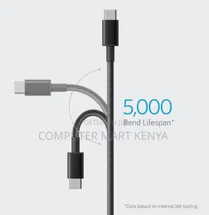 Anker 322 Usb-C to Usb-C Cable (6ft Braided) Black