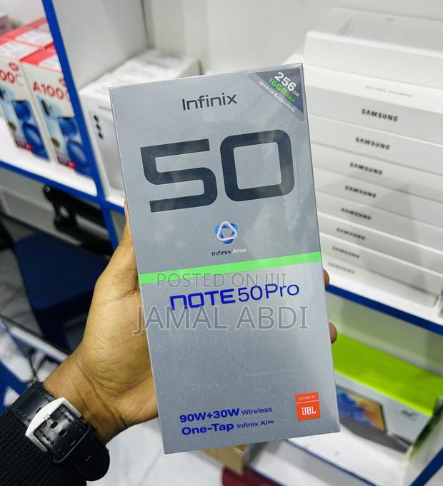 New Infinix Note 50 Pro 256 GB Black - thumbnail 3