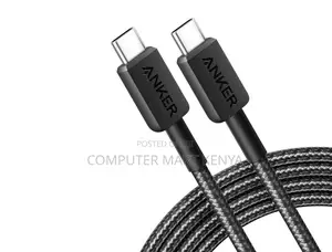 Anker 322 Usb-C to Usb-C Cable (6ft Braided) Black