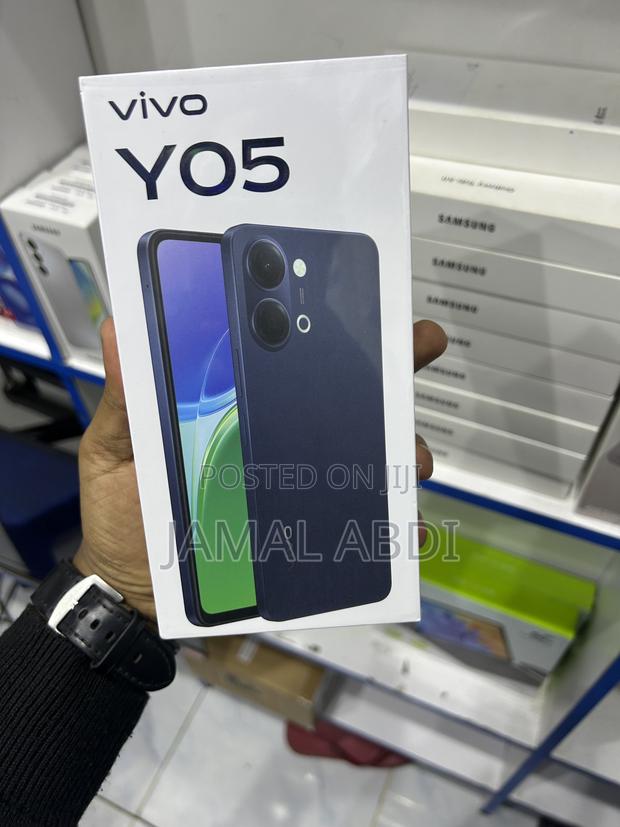 New Vivo Y05 128 GB Black - main view