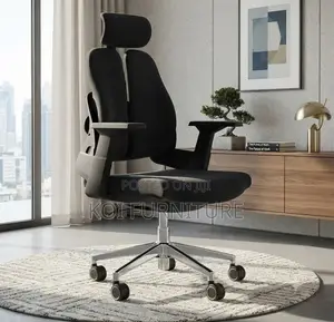 Office Chairs; Dual Backrest Orthopedic Lap Tec A23-Black