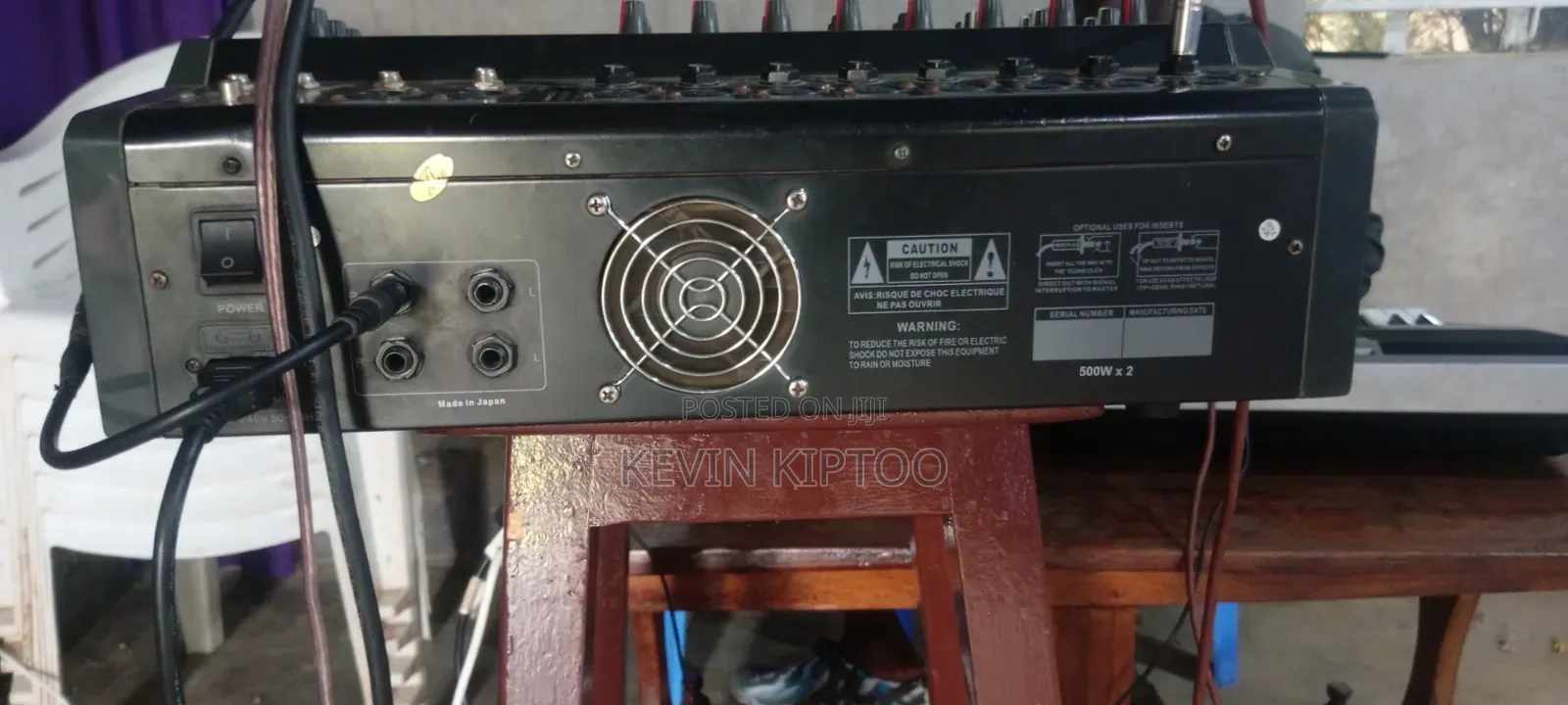 8 Channel Powered Mixer Sd/MMC/Usb Mp3 Player