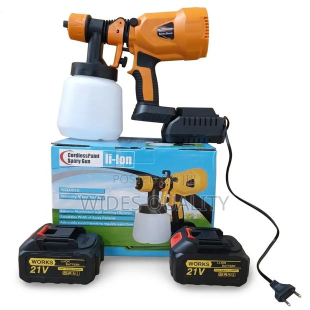 Cordless Spray Gun 21v Lithium-Ion Battery System. - thumbnail 2