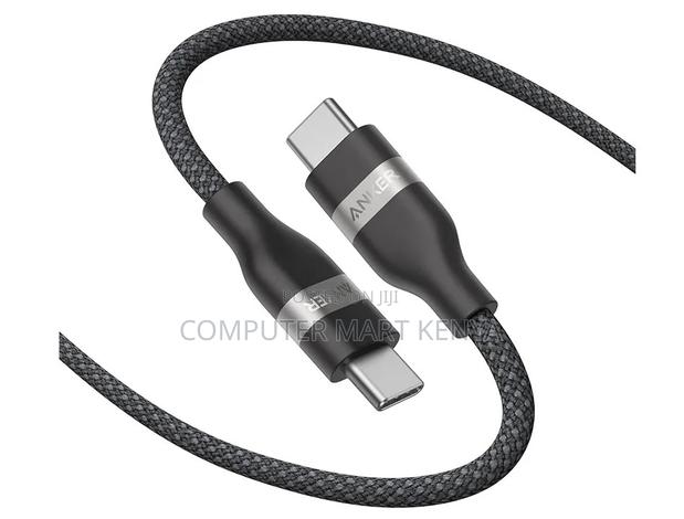Anker 310 Usb-C to Usb-C Cable (3ft,240w, Braided) Black - main view