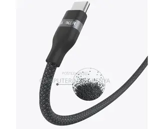 Anker 310 Usb-C to Usb-C Cable (3ft,240w, Braided) Black