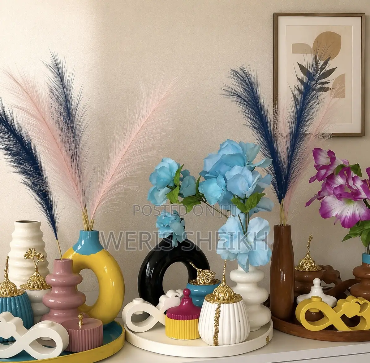 Modern Arch Decorative Vase for Home Decor