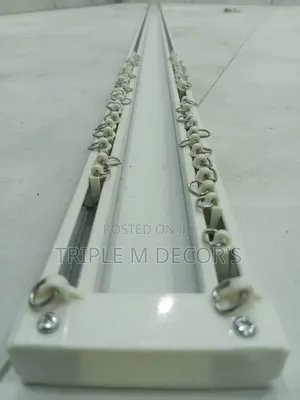 Durable Metallic Double Aluminium Curtain Rail