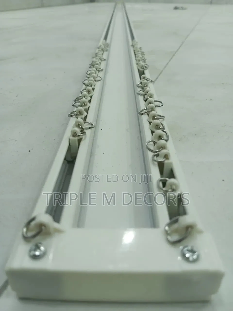Durable Metallic Double Aluminium Curtain Rail