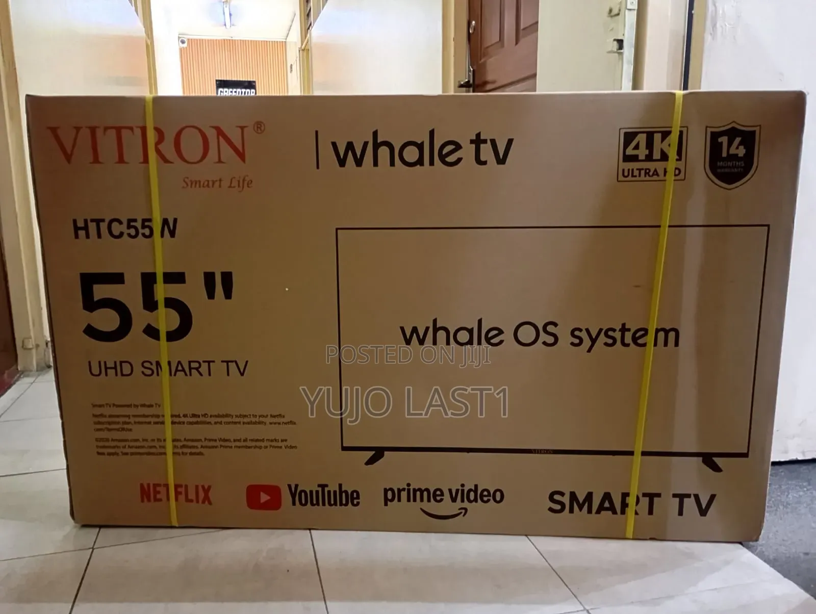 Vitron 55” Smart Uhd Android Frameless Tv