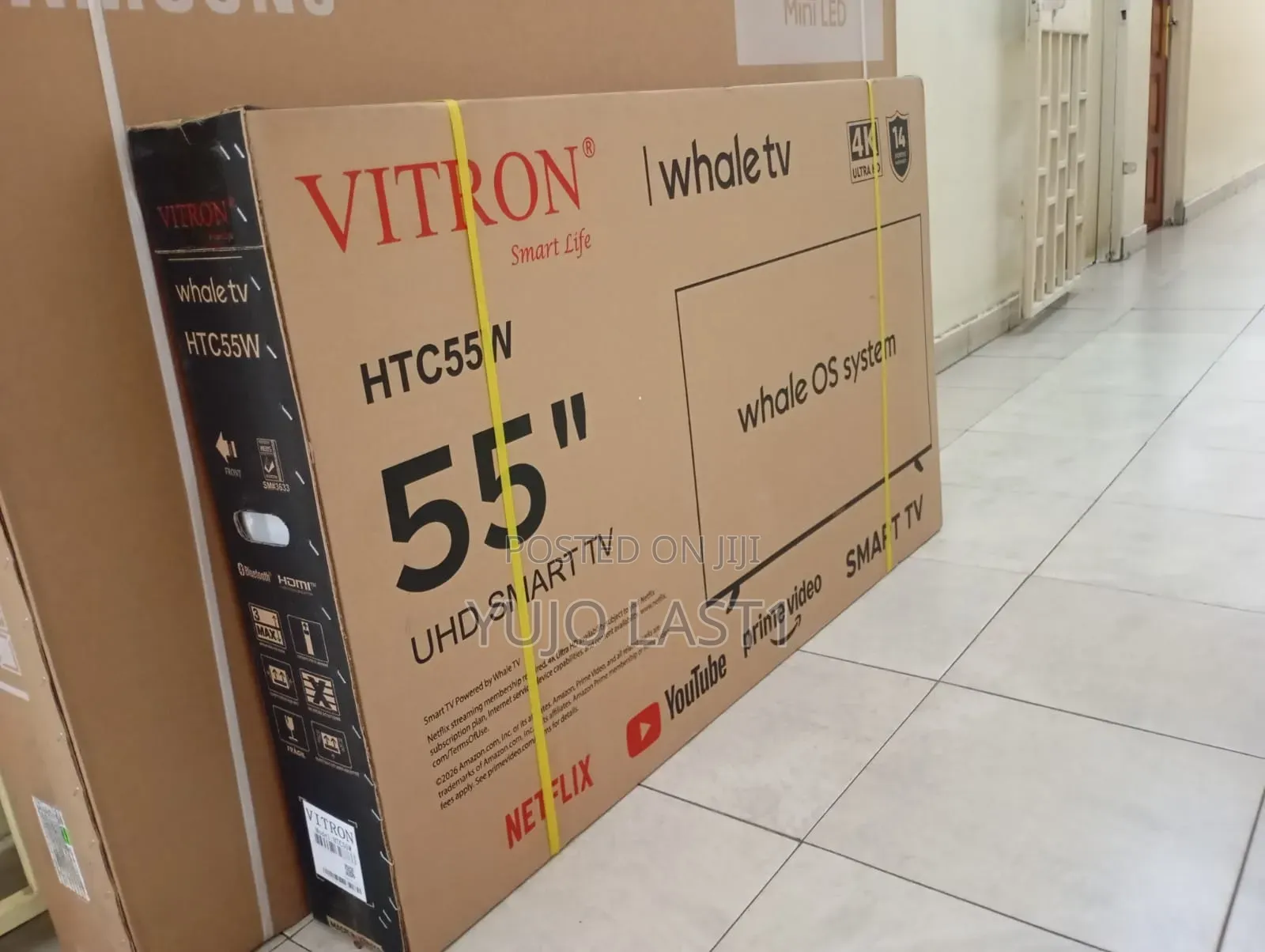 Vitron 55” Smart Uhd Android Frameless Tv