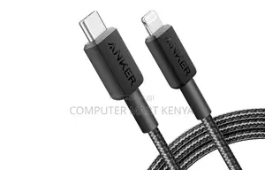 Anker 322 Usb-C to Lightning (3ft Braided) Black