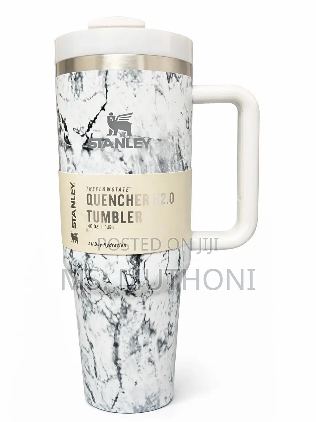 Marble Stanley the Quencher H2.0 Flowstate Tumbler, 40oz | 1.18