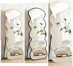 40*150cm Unbreakable Modern Wavy Full-Length Mirror