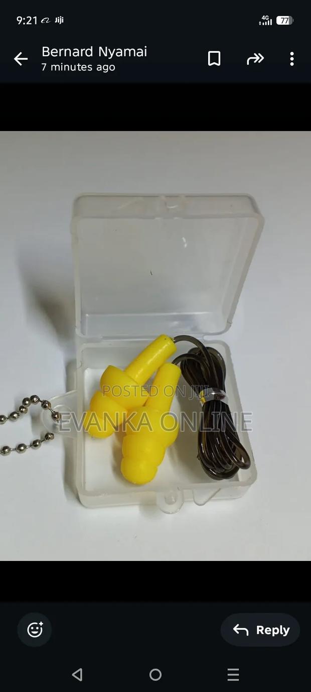 Earplug Reusable With Cord and Soft Silicone