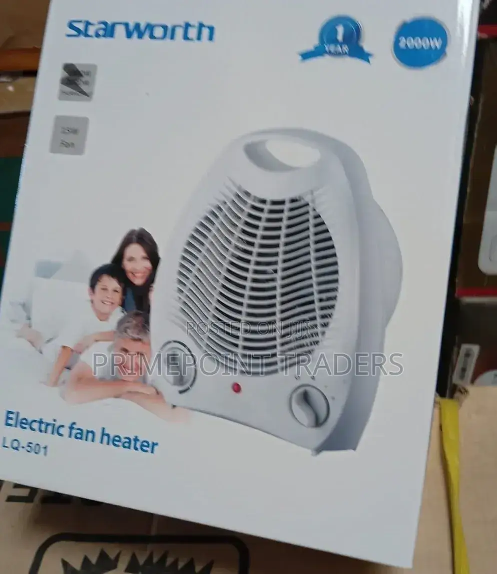 Starworth Electric Fan Heater 2000w – Fast Efficient Room Heating