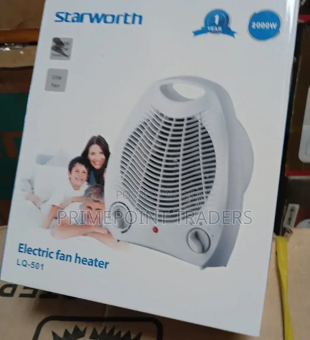 Starworth Electric Fan Heater 2000w – Fast Efficient Room Heating