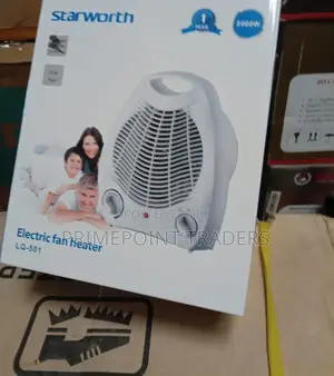 Starworth 2000w Portable Fan Heater With Adjustable Thermostat