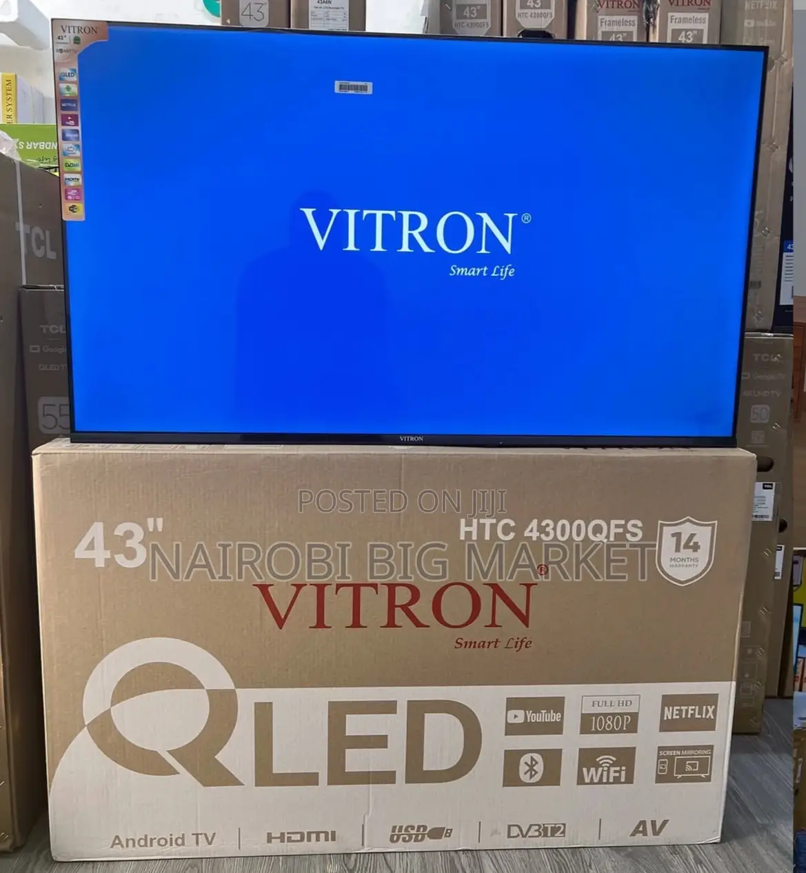 Vitron 43” Qled Smart Tv