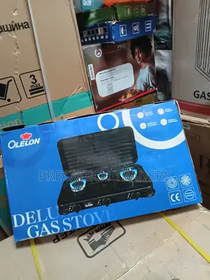 Olelon 3 Burner Gas Cooker With Lid – Fast Efficient