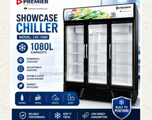 Premium 3 Doors Very Commercial Display Fridge 1080litres