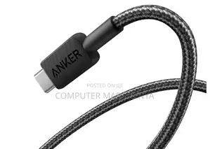 Anker 322 Usb-C to Lightning Cable (6ft Braided) Black