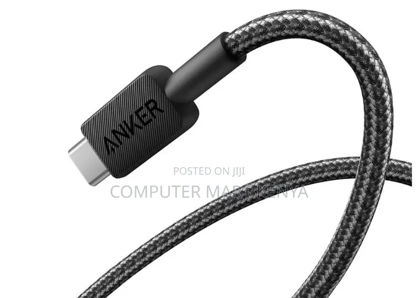 Anker 322 Usb-C to Lightning Cable (6ft Braided) Black