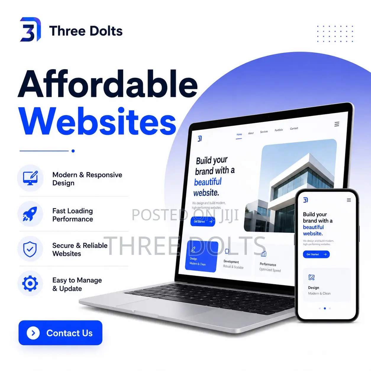 Get A Professional Website For Only Sh 3,000! | Fast Mobile-friendly