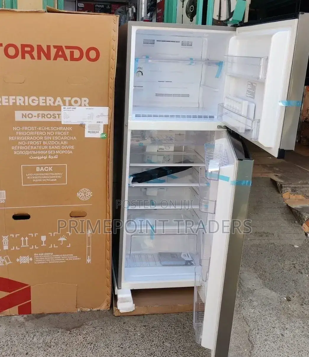 *Tornado Fridge No Frost 304l,Spacious 304l Capacity Enjoy