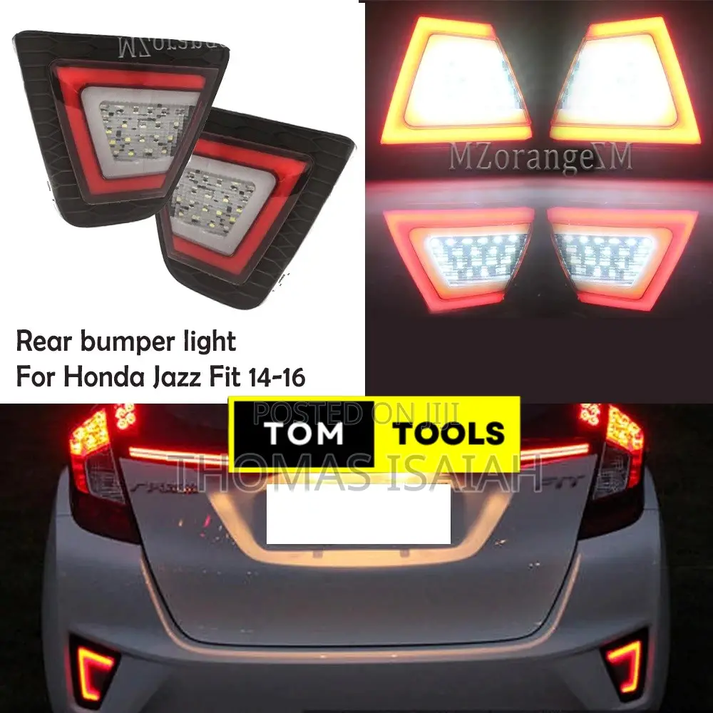Honda Fit 2014 - 2016 Rear Bumper Led Brake, Signal and Reverse Light