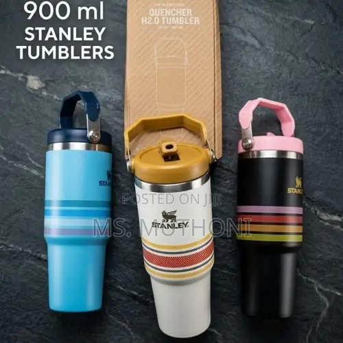 900 Ml Stanley Iceflow Flip Straw Tumblers Ft Multicolor Varsity