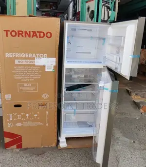 Tornado Fridge No Frost 304l ,Modern Elegant Design Featuring a Slee