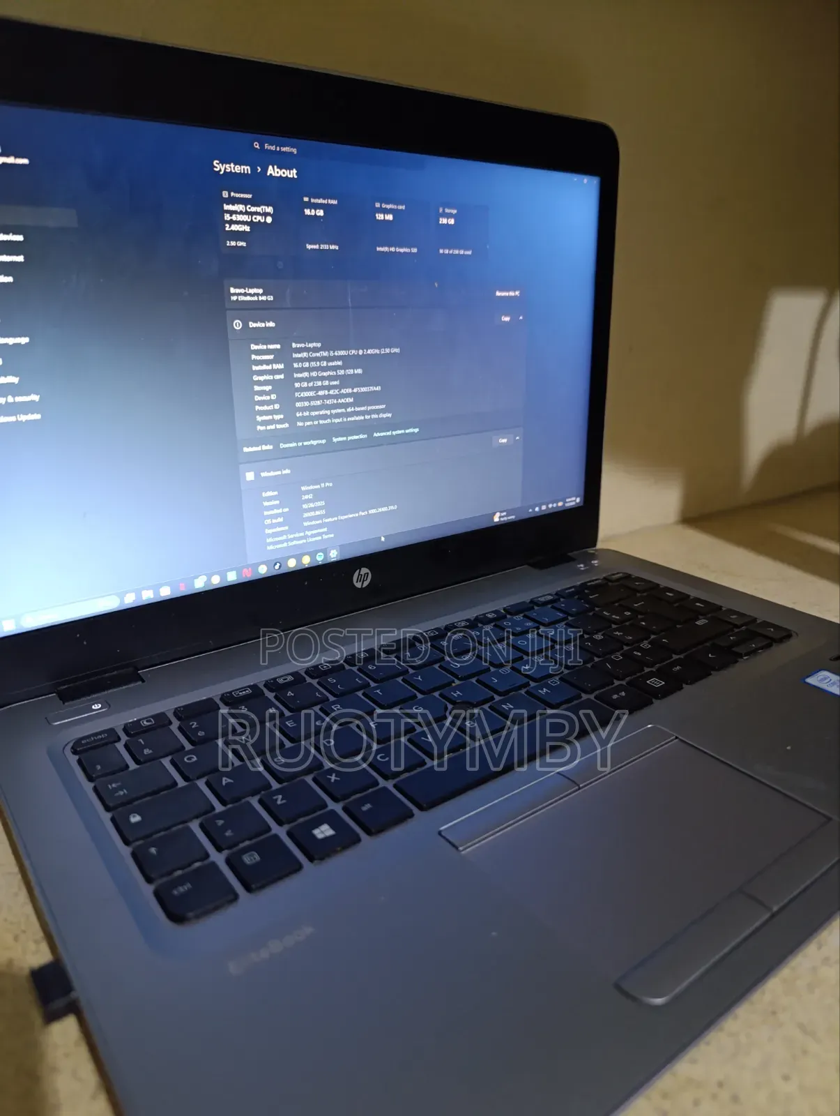 Laptop HP EliteBook 840 G3 16GB Intel Core i5 SSD 256GB