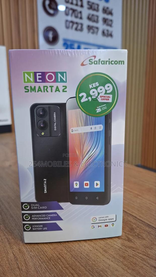 New Safaricom Neon Ray Pro 16 GB Black - thumbnail 3