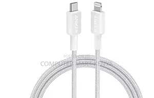 Anker 322 Usb-C to Lightning Cable (6ft Braided) White