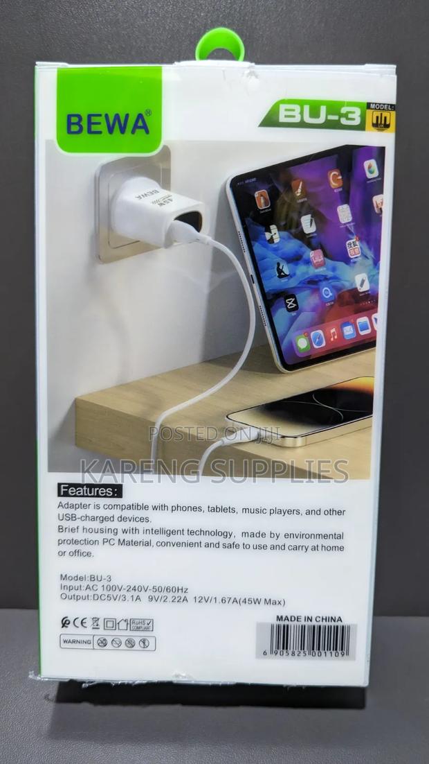 Bewa 45w 2 in 1 Power Adapter - thumbnail 2